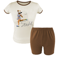 Krótka Piżama dziecięca Iga Świątek