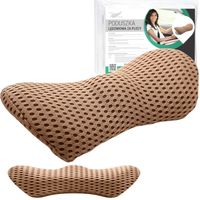 PODUSZKA ORTOPEDYCZNA LĘDŹWIOWA DO SPANIA SAMOCHODU BIURA NA FOTEL MEMORY