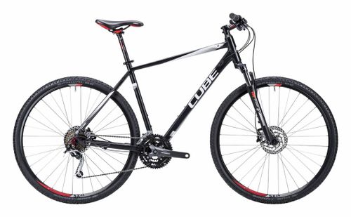 Rower Cube NATURE black white red 2015 - r. 54 cm na Arena.pl