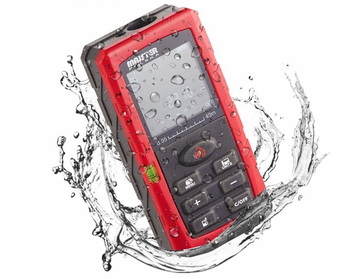 DALMIERZ LASEROWY MIERNIK ODLEGŁOŚCI CYFROWY 40M POZIOMICA ORYGINALNY zdjęcie 9