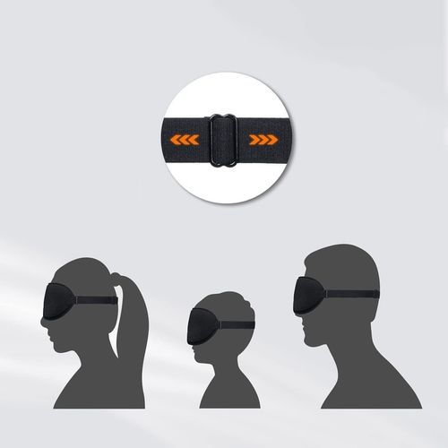 OPASKA NA OCZY DO SPANIA MASKA 3D REGULOWANA LEKKA 100% ZACIEMNIENIA CZARNA na Arena.pl