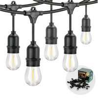 Girlanda ogrodowa LED BAJA ozdobna 20m + 20 żarówek barwa ciepła na taras