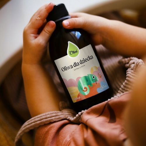 Oliwa z oliwek dla dzieci 100 ml Tłoczona na zimno, nierafinowana na Arena.pl