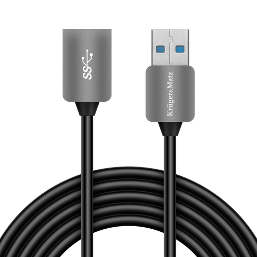 Przedłużacz USB 3.0 gniazdo - wtyk kabel 1m na Arena.pl