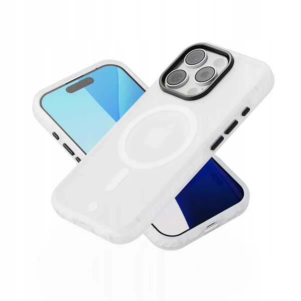 Spacecase Hybrid Fusion Mag Iphone 16 Pro Clear zdjęcie 11
