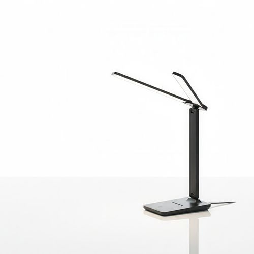 Lampka Biurkowa LED Podwójna Kreślarska Regulowana Dotyk Szkolna Na na Arena.pl