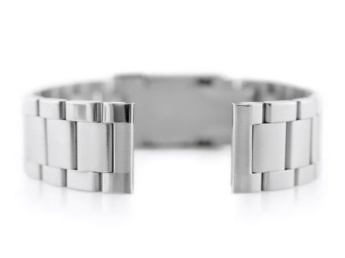 Bransoleta S5 - HQ Solid Steel - srebrna - 24mm na Arena.pl