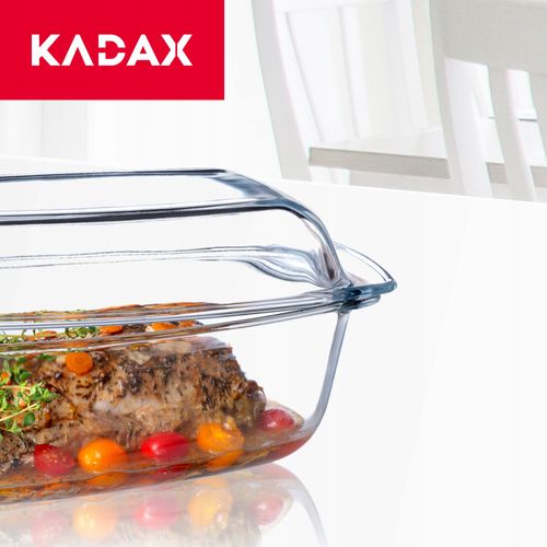 NACZYNIE ŻAROODPORNE Z POKRYWĄ SZKLANE 7 L na Arena.pl