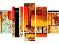 100CM 150CM OBRAZ 5 ELEM NIESFORNE ŚCIENNY