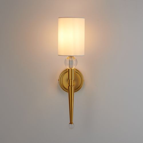 Lampa ścienna DAMA złota 52 cm na Arena.pl