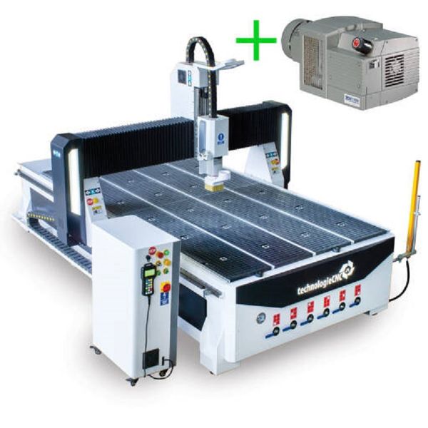 Frezarka CNC INDUSTRY 2.0 6KW+Pompa próżn. Becker zdjęcie 1