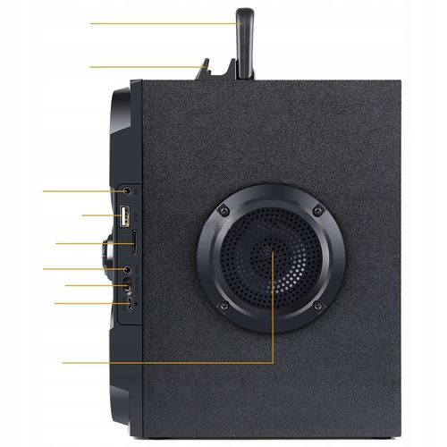 PRZENOŚNY GŁOŚNIK BLUETOOTH BEZPRZEWODOWY 4000mAH na Arena.pl