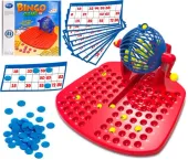 BINGO GRA PLANSZOWA TOWARZYSKA RODZINNA LOTERIA MASZYNA LOSUJĄCA BĘBEN