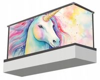 Osłona balkonowa mata ozdobna na balkon pod wymiar JEDNOROŻEC RÓŻNE WZORY