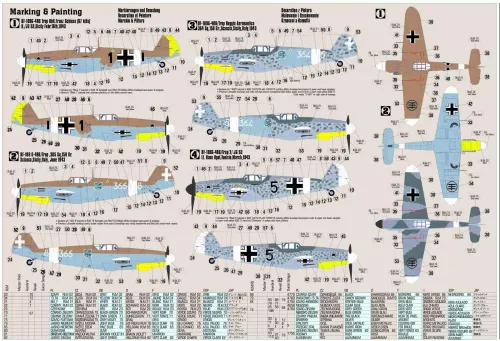 BF-109G-4/Trop Shiess, C-88, 1:72 na Arena.pl