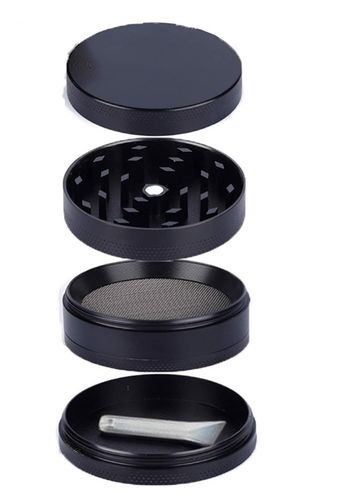Młynek do suchych ziół czarny niklowo-czarny 2szt na Arena.pl