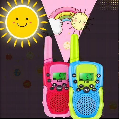 ZESTAW WALKIE TALKIE DLA DZIECI 2 SZT ŁOKI TOKI KRÓTKOFALÓWKI DUŻY ZASIĘG na Arena.pl