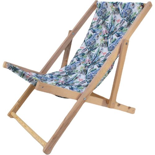 LEŻAK DREWNIANY CLASSIC BLUE FLOWERS na Arena.pl
