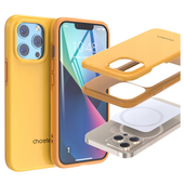 choetech mfm anti-drop etui pokrowiec iphone 13 pro max pomarańczowy