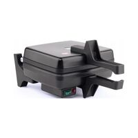 Gofrownica Dezal 301.7.1 LWN 1300W 2 gofry nieprzywierająca powłoka czarna