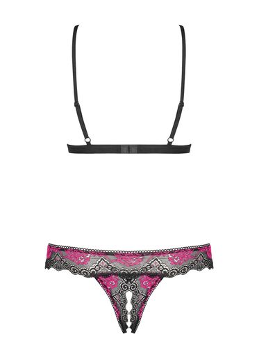 wycięte stringi stanik sex komplet obsessive l/xl na Arena.pl