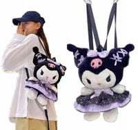 PLECAK PLUSZOWY KUROMI HELLO KITTY MELODY PLUSZOWA TORBA PLECACZEK ANIME