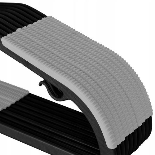 WIESZAK LOFTOWY NA UBRANIA ODZIEŻ WIESZAKI ANTYPOŚLIZGOWE CZARNE MOCNE na Arena.pl