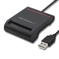Qoltec Inteligentny czytnik  chipowych kart ID |USB 2.0|Plug&Play