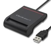 Qoltec Inteligentny czytnik  chipowych kart ID |USB 2.0|Plug&Play