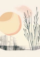 Plakat 29,7x42cm Pastelowy Wschód