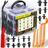 SPINKI SAMOCHODOWE DO TAPICERKI AUTA KLIPSY KOŁKI 635 EL + ŚCIĄGACZE WYJMAK