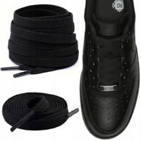 CZARNE SZNURÓWKI O DŁUGOŚCI 120 CM DO BUTÓW NIKE AIR FORCE 1