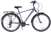 Rower trekkingowy 28 Fuzlu Core Men amor. (20") szaro-srebrny/ ciemny grafit mat