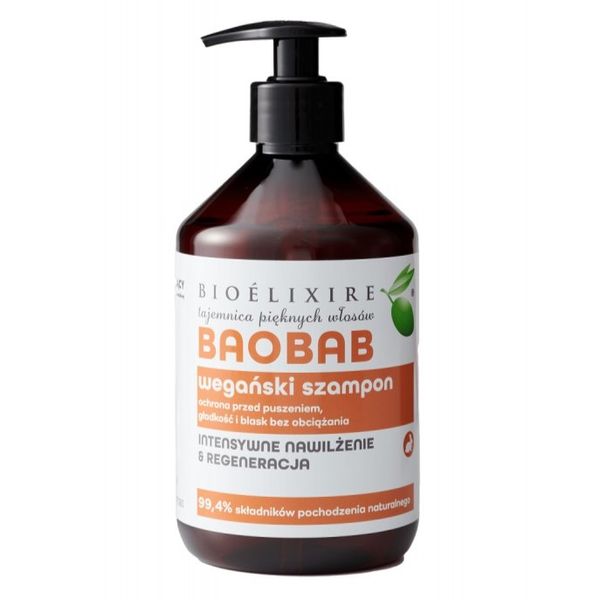 BIOELIXIRE Szampon do włosów BAOBAB - 500ml zdjęcie 1