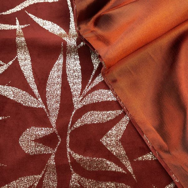 Bieżnik dekoracyjny/ szarfa BLINK-15 35x180 ceglany w liście zdjęcie 5