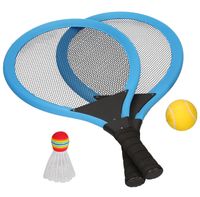 LEKKIE RAKIETY DO GRY W BADMINTONA LOTKA PIŁKA 44CM