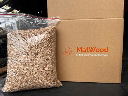 ZRĘBKI OWOCOWE DO WĘDZENIA CZEREŚNIA KL10 DUŻY WOREK 10KG DREWNO SUCHE na Arena.pl