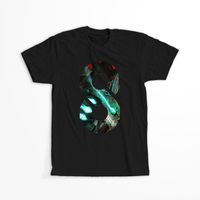 Koszulka Czarna - Kaiju No.8 - WYBIERZ KOLOR KOSZULKI I FASON Damska XL