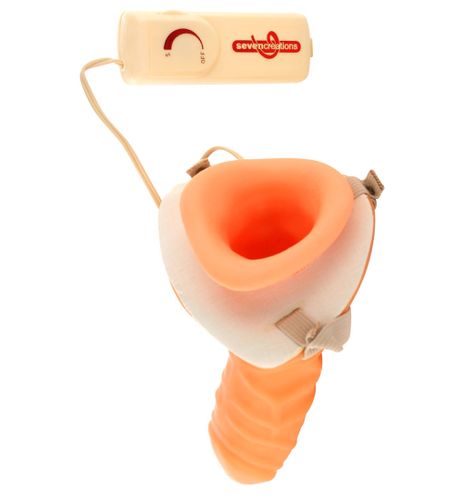 Pusty strap-on dla mężczyzn z wibracjami na Arena.pl