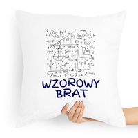 Poduszka Prezent Dla Brata Wzorowy Brat Z Nadrukiem Ze Zdjęciem