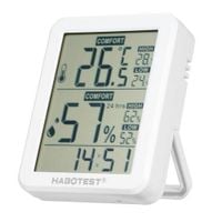 STACJA POGODOWA HABOTEST HT682 DUŻY WYŚWIETLACZ TEMPERATURA WILGOTNOŚĆ