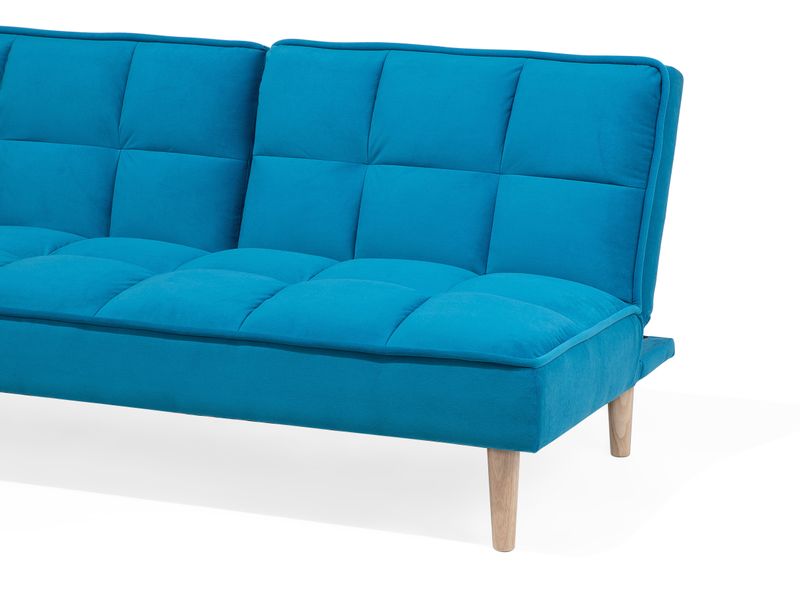 Sofa rozkładana niebieska SILJAN zdjęcie 8