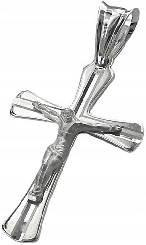 MĘSKI KRZYŻYK SREBRNY 925 WISIOREK ZAWIESZKA KRZYŻ DO ŁAŃCUSZKA NA PREZENT na Arena.pl