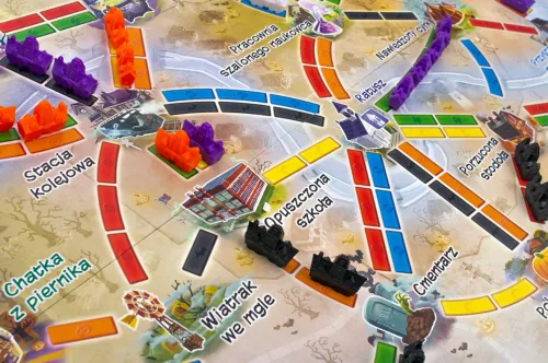 Strategiczna gra Wsiąść do Pociągu Widmo - wersja uproszczona dla dzieci 6+ na Arena.pl