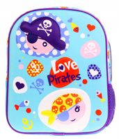 PLECAK DZIECIĘCY DO PRZEDSZKOLA PRZEDSZKOLNY 3D PIRACI