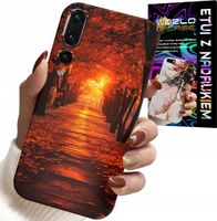 ETUI DO HUAWEI P20 PLUS - PARK, JESIEŃ, SPADAJĄCE LIŚCIE, PLECKI