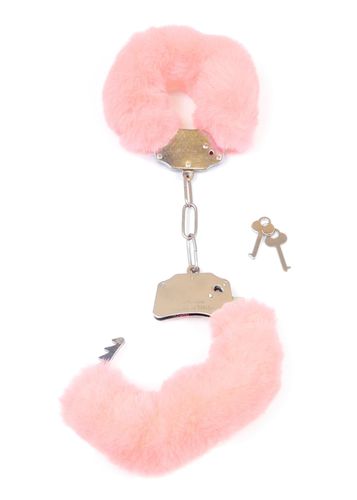 Kajdanki Fetish B - Series- Furry Cuffs Light Pink na Arena.pl