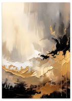 Plakat złota fala 30x40 cm