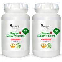 2x Aliness NATURALNY KOENZYM Q10 UbiquinoN 100 caps Zdrowe Serce Energia