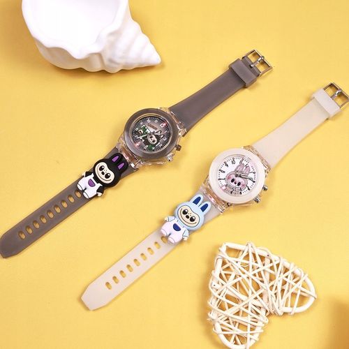 zegarek LABUBU ledowy ŚWIECĄCY dziecięcy młodzieżowy modny wskazówkowy na Arena.pl